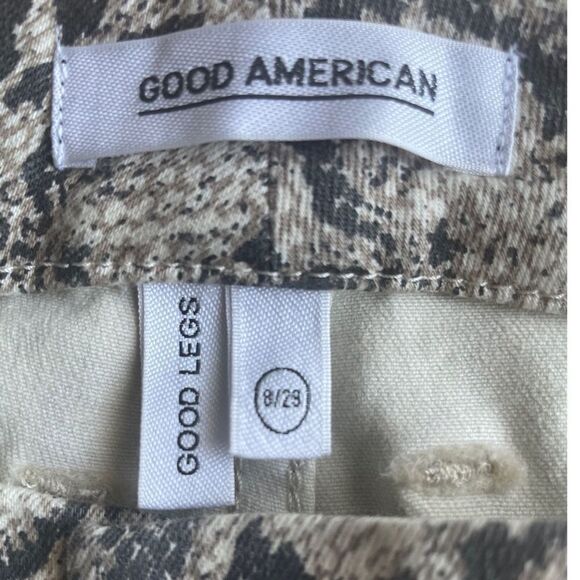 Good American Good Legs Snake Print Skinny Jeans - Picture 6 of 8